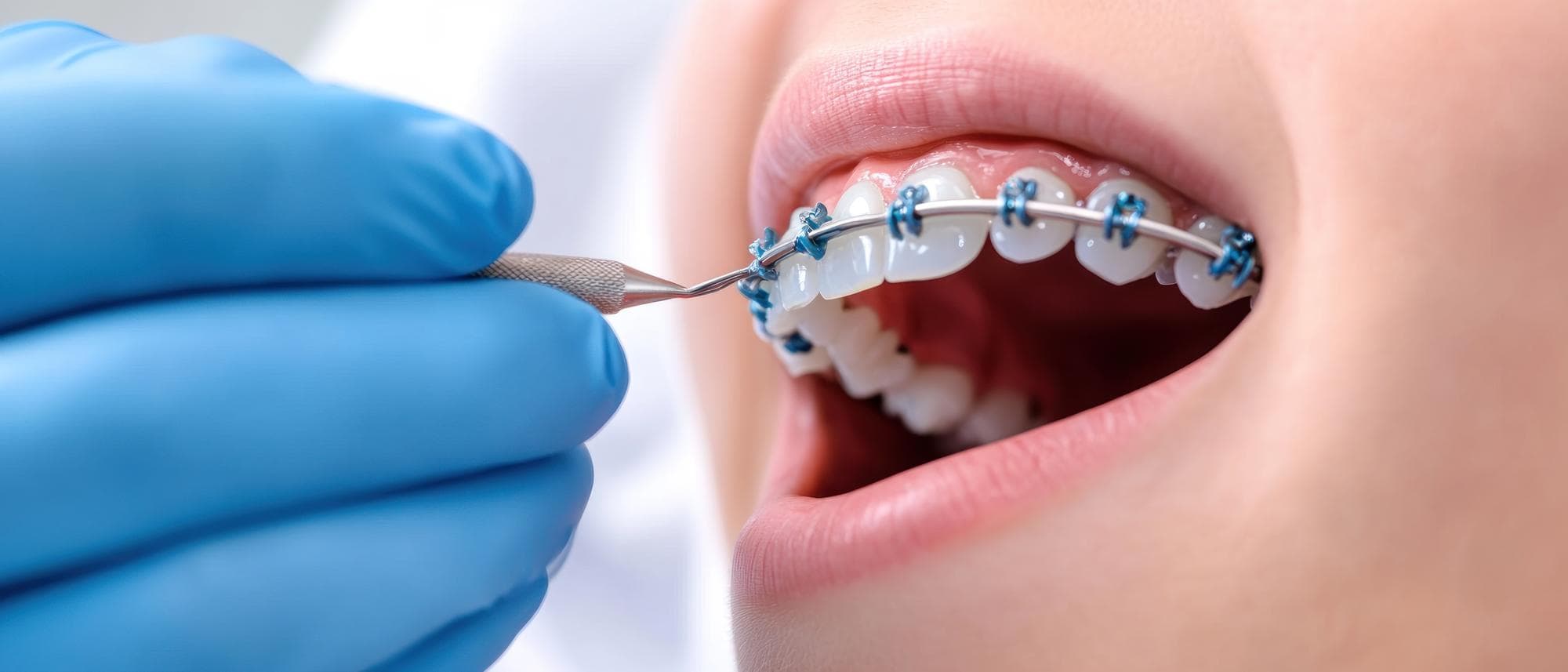 Aligned smile orthodontic patient