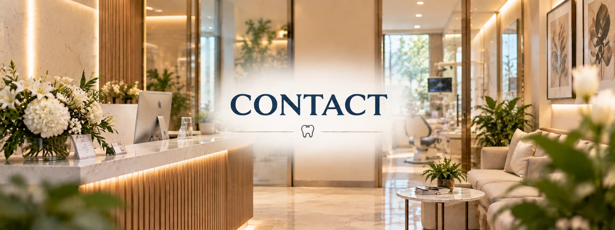 Luxury Dental Clinic Contact Reception