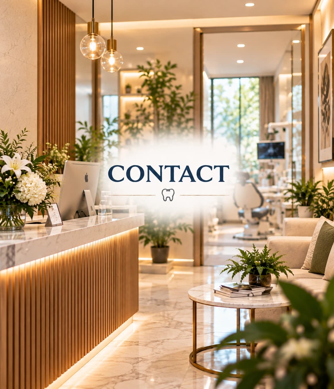 Modern Dental Clinic Contact Reception